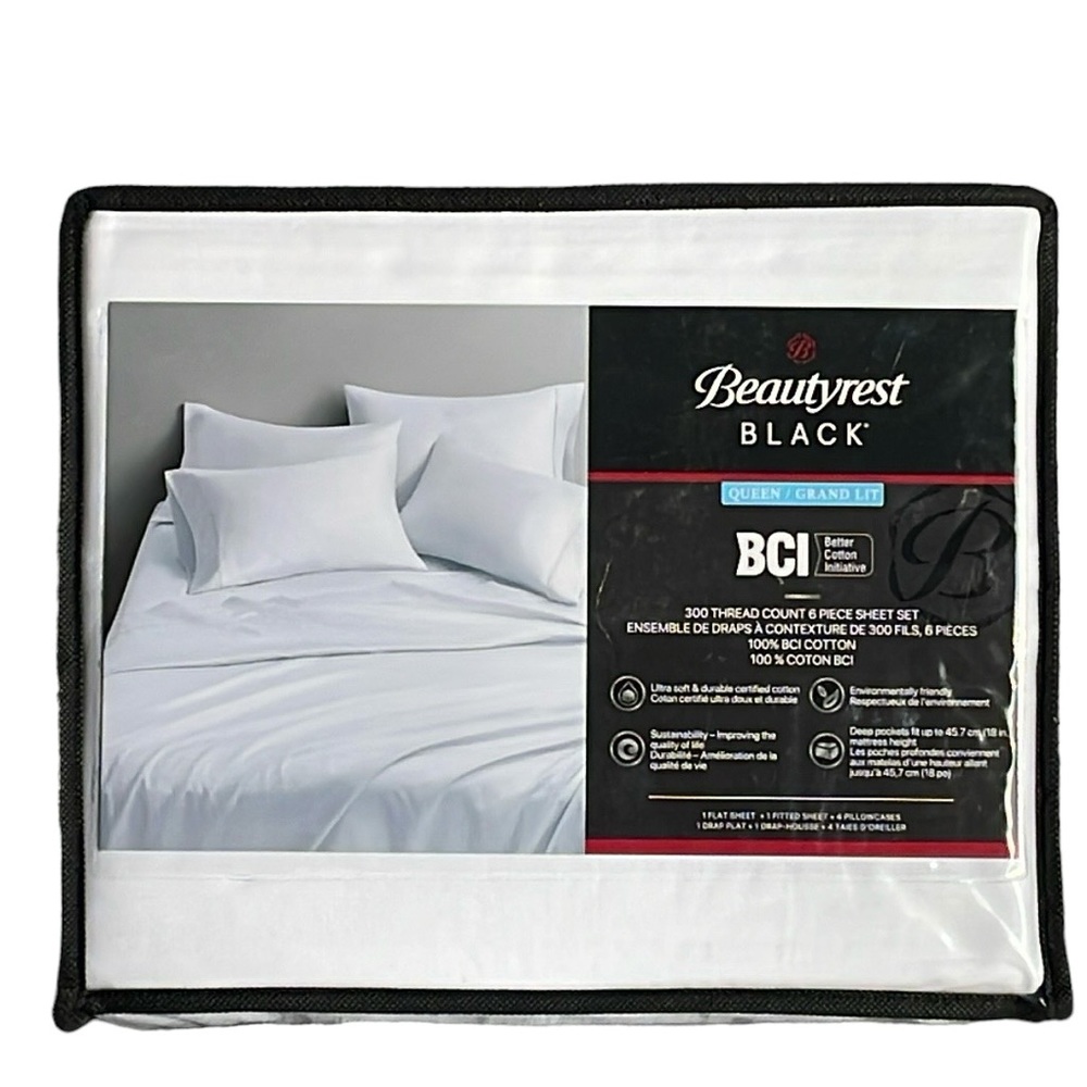 NWOT Beautyrest Black - Queen Sheet Set